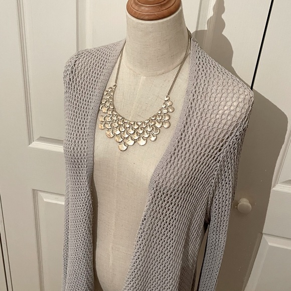 Witchery Silver grey knit cardigan. AU Size S - Picture 8 of 12